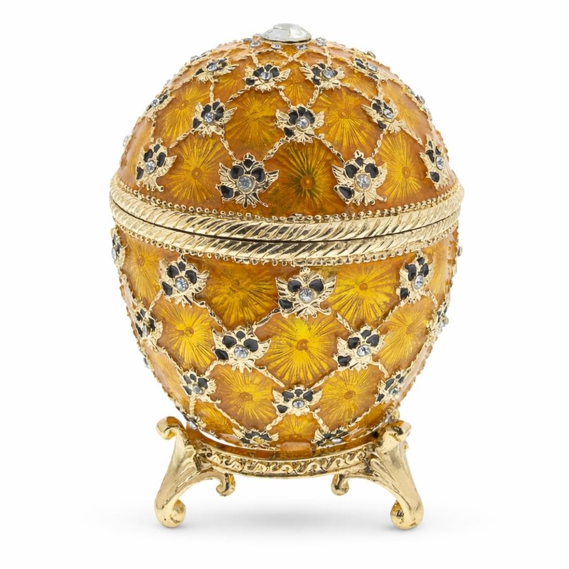 BestPysanky 1897 Coronation Royal Imperial Easter Egg 3.8 Inches Tall