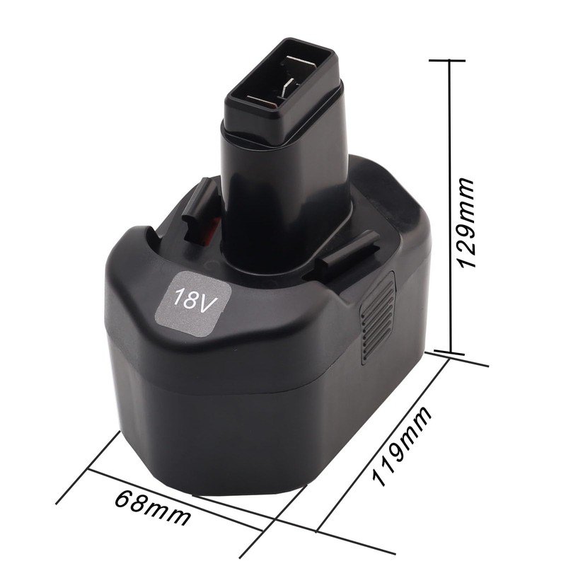 Tnvodejo 3000mAh Battery Pack for SNAP ON 18V 3.0Ah Ni-MH