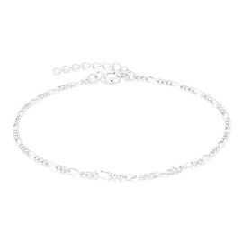 SILBERTALE Women's Bracelet 925 Sterling Silver Adjustable Bracelet 17 + 3 cm, Sterling Silver