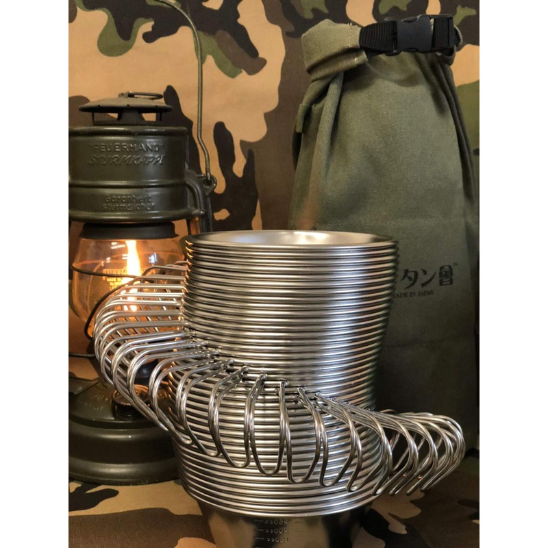 SPLASH FLASH Alphabet Shera Cup Stainless Steel Open Fire Initial