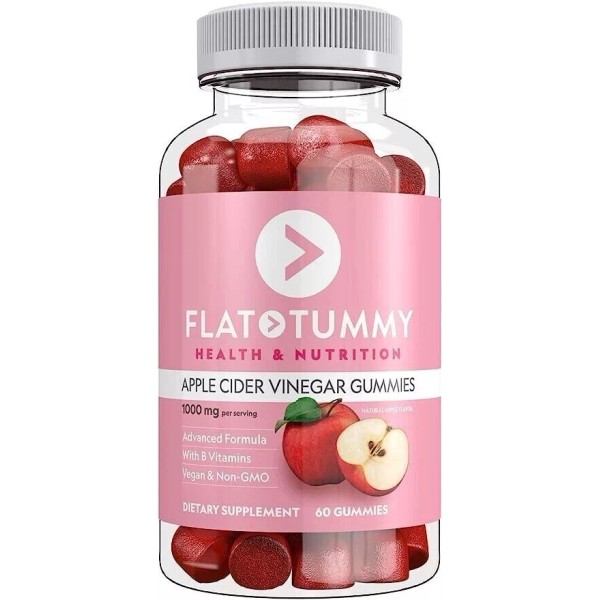 Flat Tummy NEW Flat Tummy Apple Cider Vinegar Gummies 60