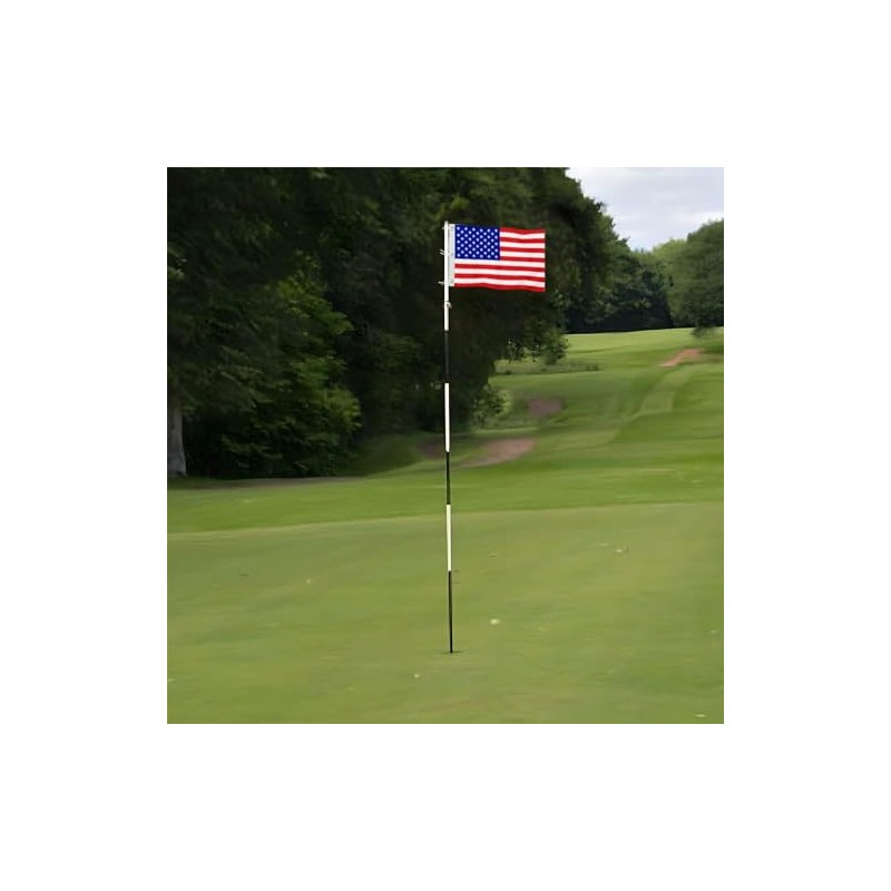 2BUT Standard Golf Flag Double Side American Golf Pin Flag