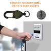 Zntezed Heavy Duty Retractable Keychain, Carabiner Badge Holder, Tactical ID