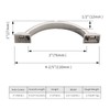 AOOTOCH 5 Pack 3 inch Cabinet Pulls Brushed Nickel Cabinet