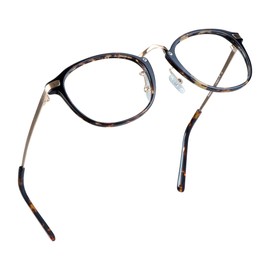 LifeArt Blue Light Blocking Glasses, Anti Eyestrain, Computer Reading Glasses, Gaming Glasses, TV Glasses for Women Men, Anti Glare (Tortoise, +1.75 Magnification)