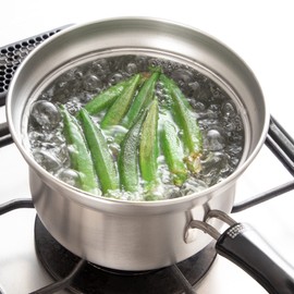 Wahei Freiz Enzo EM-006 Tsubamesanjo Single Handle Pot with Lid, 6.3 inches (16 cm), Stainless Steel, Induction and Gas Compatible