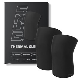 SNUG Manga de Gel Reutilizable - Terapia Fría y Caliente - Manga de Compresión 360° Multiusos - Brazo, Pierna y Rodilla - Ideal para Esguinces, Tendinitis y Lesiones Deportivas - Compresa frío/ caliente (Grande/ L, 2, unidad)