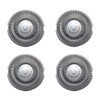 4Pack Replacement Shaver Head Blades For Skull Shaver Pitbull Gold