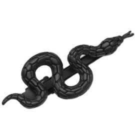 MENDEPOT Brush Gunmetal Animal Crocodile Tie Clip With Box Dinosaur Tie Bar Lobster Tie Clasp, Medium, Brass, no gem