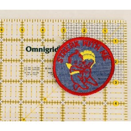 Streak With Me Vintage Streak With Me Patch Sew On Unused Streaking Humor Badge Naked