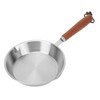 Stainless Steel Fry Pan with Even Heating Bottom for Restaurant