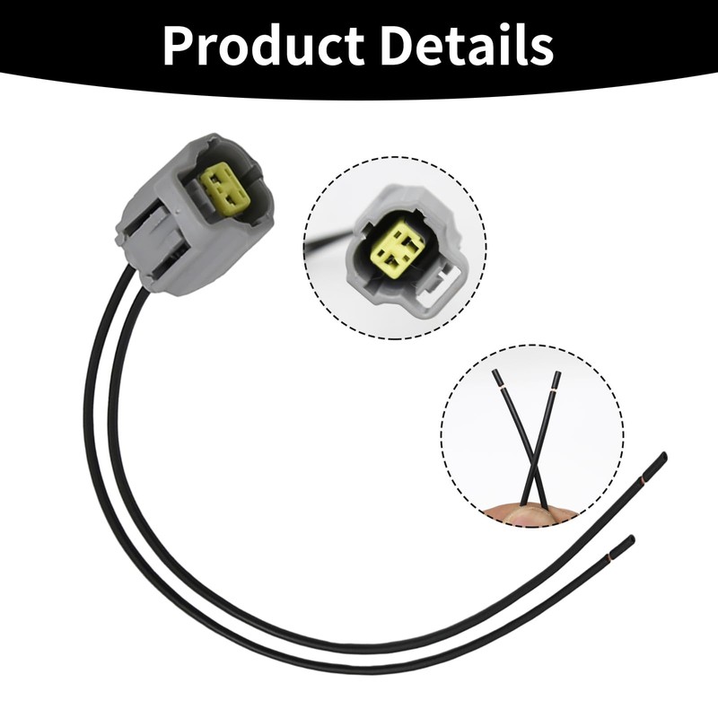 Vkinman Engine Coolant Temperature Sensor with Connector, Replacement for Toyota