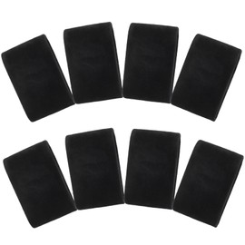 HOLIDYOYO 8piezas Cojines De Exhibición De Joyería para Relojes Pulseras Y Bangles Organizador De Joyas Negro