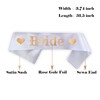 2 Pcs Bride & Groom Engagement Proposal Party Sashes Kit,
