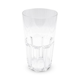 DOJA Barcelona Hard Plastic Cups 50cl Pack of 6 Transparent Cups 154 x 87 x 1.8 mm Hard Transparent Polycarbonate Plastic Cups Reusable Drinking Glasses for Water, Cocktail...