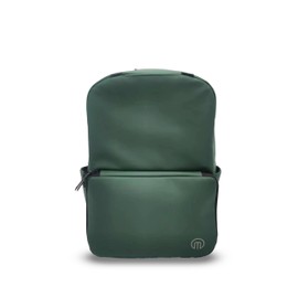MiaMily Noah Backpack, 100% Recycled Polyester, 11 Pockets, Expandable, Water Resistant (Forest green)
