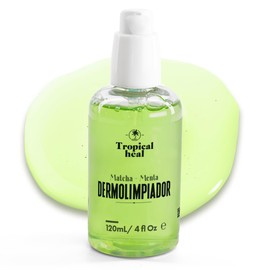 Tropical Heal | Dermolimpiador Facial | Limpieza Profunda y Control de Grasa | Extracto Natural de Matcha y Menta para Limpieza Profunda | Gel limpiador Rostro 120ml