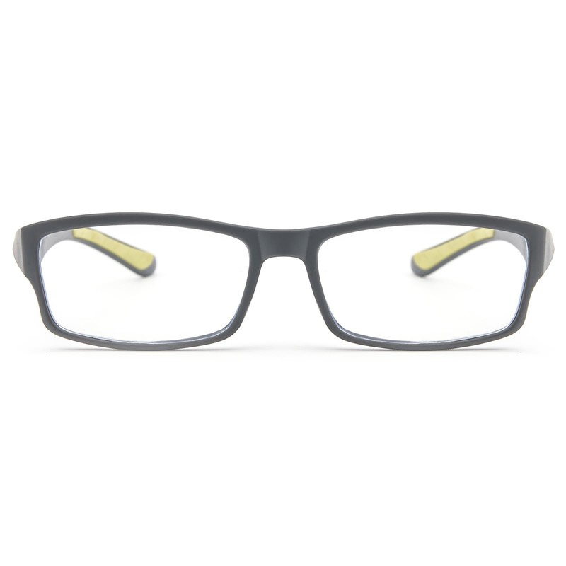 [REAVEE] 老眼鏡 ブルーライトカット スポーツ式 超弾性 PCメガネ 軽量 コンパクト おしゃれ グレー