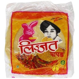 Lijjat Pappadum Plain Flavour - 200g (pack of 3)