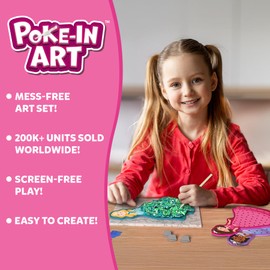 Skillmatics Poke-in Art - Magical Princesses, Mess-Free Fun for Kids, DIY Craft Kits, Creative Activity, Gifts for Girls & Boys Ages 4, 5, 6, 7, 8, 9