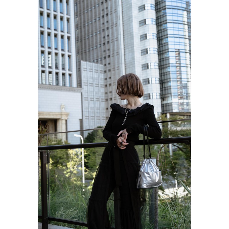 Rename RSG23136 3-Way Shiny Drawstring Tote Shoulder Bag