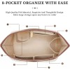 Longchamp 롱샹 르 플리지 L 백용 펠트 지갑 정리함 삽입물
