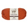 Yatsal Premium 3-Ply Pure Wool Yarn 50 g, Rust