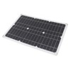 20W 18V Monocrystalline Solar Panel Kit Multifunctional Emergency High Efficiency