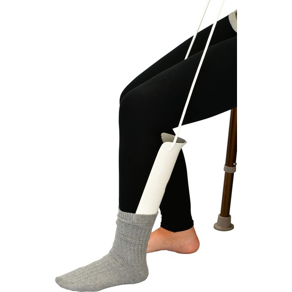NOVA Sock & Compression Stocking Aid, Easy to Use with Adjustable Pull Up Handles