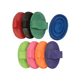 Tough 1 Tough-1 Large Rubber Curry Comb, Royal Blue