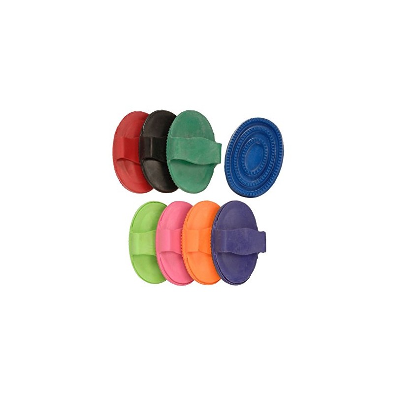 Tough 1 Tough-1 Large Rubber Curry Comb, Royal Blue