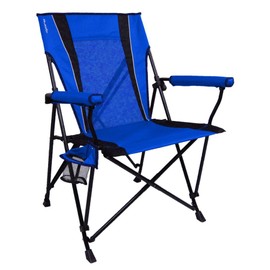 Kijaro Enjoy Versatile Folding Sports, Outdoor Chair & Lawn Chair, Dual Lock Feature, Maldives Blue (Hard Arm)