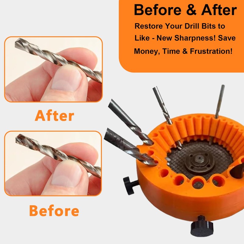 Drill Sharpener Tool, Drill Grinding Angle Grinder, Drill Bit Sharpener