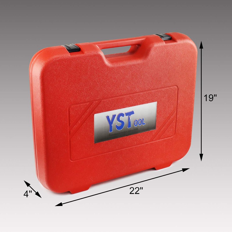 YSTOOL Radiator Pressure Tester Coolant Vacuum Refill Kit 28PCS Automotive