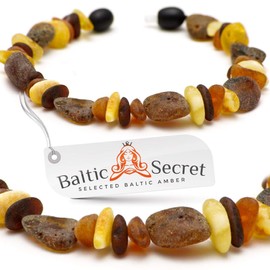 Baltic Amber Necklace & Bracelet Set - Unisex Healing Jewellery with Natural Amber Stones - Handmade, High Quality, amber, Amber