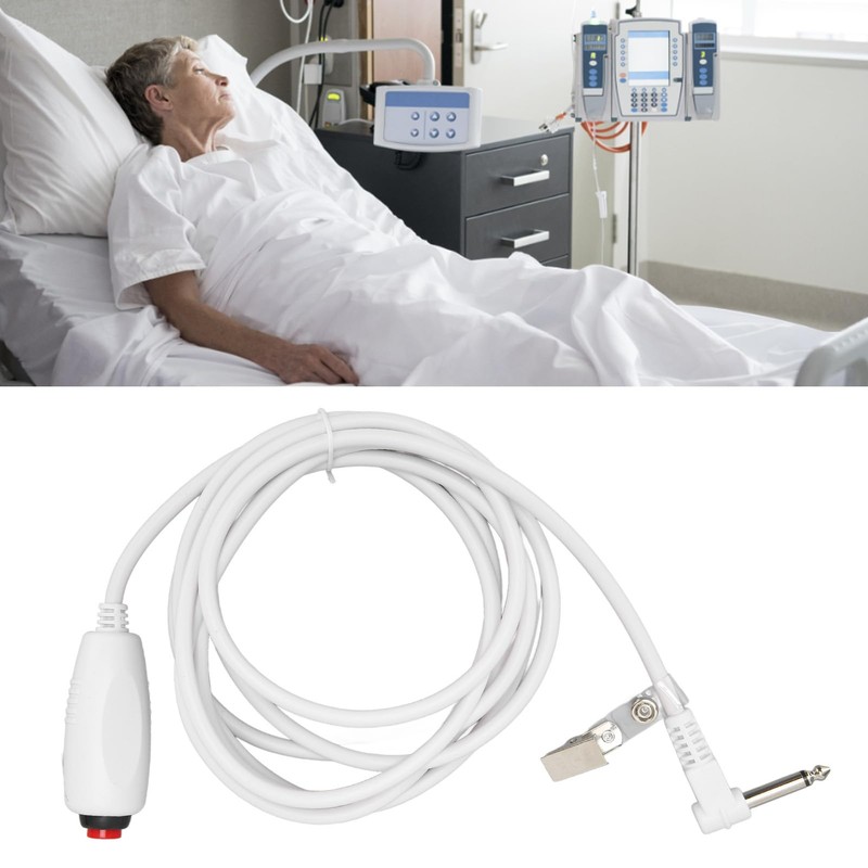 Push Button Cord, Universal 6.35mm Interface Replacement Nurse Call Cord
