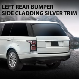 G-PLUS Left Rear Bumper Side Cladding Trim Compatible with Land Rover Range Rover 2013-2022 Silver
