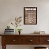 Inspirational Wood Art Signs, 7 Rules of Life Wall Art