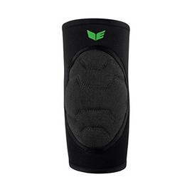 Erima Unisex's Elbow Protectors Black/Green, Small