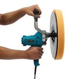 Electric Cement Mortar Trowel Sander, 850W Concrete Wall Grinder Polisher, 6-Speed Adjustable, with 3 Grinding Discs, Ergonomic Handle, for Indoor Wall, Ceiling, Plaster, DIY & Home Improvement