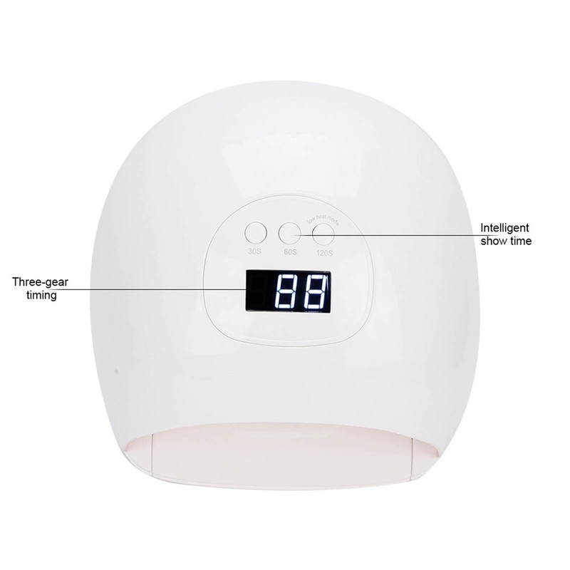 72W Professional Nail Dryer Gel Polish UV LED Light Manicure