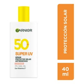 Protector Solar Facial Super UV con Color FPS50 40ml Garnier                                                                                          
