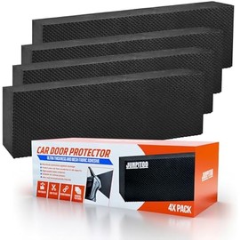 Garage Wall Protectors (4 Pack) - 1.8 Inches Thick Foam Bumper Guards for Car Door Protection, Scratch Resistant, Waterproof & Easy to Install, Heavy-Duty Garage Parking Safety Shields for Walls
