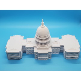 Large US Capital Building Replica by TheRoller3D (10 Inches Wide)