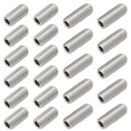 Create idea 200pcs Stainless Steel Hexagonal Fixing Screw Bicycle Pedal Pin Bolt M4x8mm M4x10mm Suitable for Bicycle Accessory Industrial Equipment, Silver