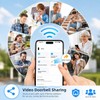 Aceele Smart Doorbell Wireless, Battery-Powered Wireless Cordless Doorbell