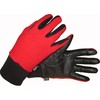 Ryda Ladies Fleece Back Leather Winter Horse Riding Gloves (Red,