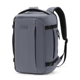 ECOHUB Ryanair Hand Luggage Backpack 40 x 20 x 25, 3D 14 Inch Laptop Backpack, 20L PET Recycled Travel Backpack, Hand Luggage Airplane, Under Seat Travel Backpack, Backpack for Men and Women, gray