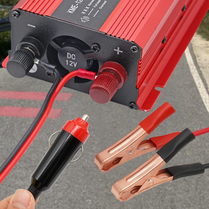 1200W Car Power Inverter DC 12V to 110V AC Converter