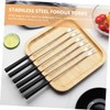 Ciieeo 6Pcs Stainless Steel Fondue Forks Household Dipping Forks with